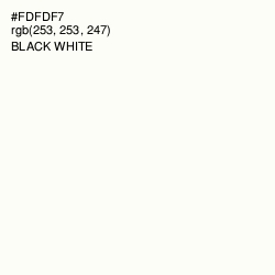 #FDFDF7 - Black White Color Image